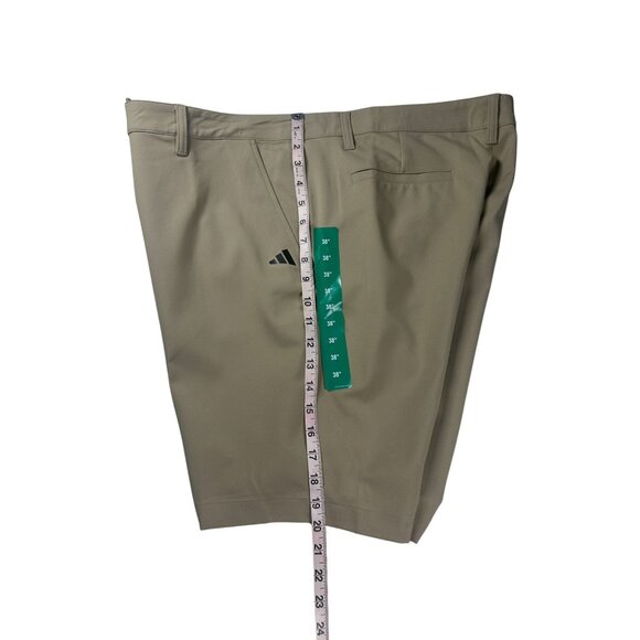 Adidas Golf‎ Hemp Shorts Men's Size 38 Tan Polyester NEW - Picture 4 of 9